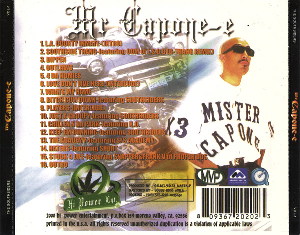 Mr. Capone-E - Mr. Capone-E & The Southsiders Chicano Rap
